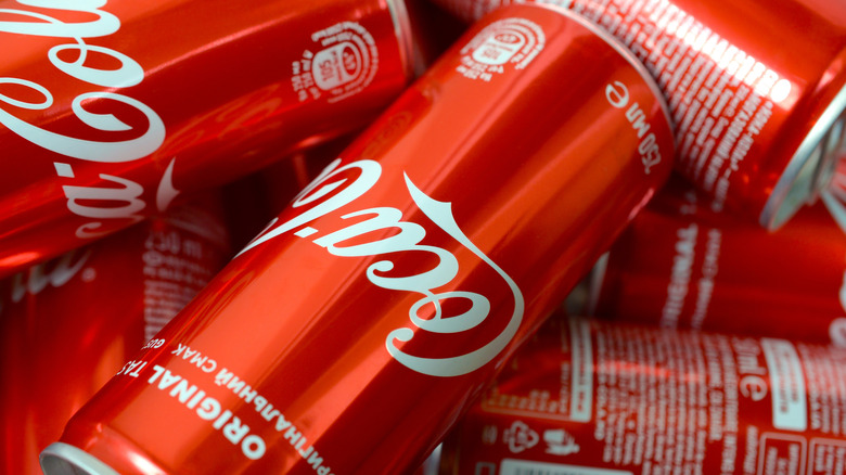 Coca-Cola cans