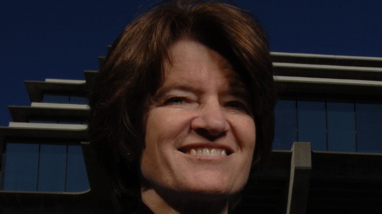 Sally Ride smiling