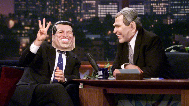 George Bush on David Letterman show