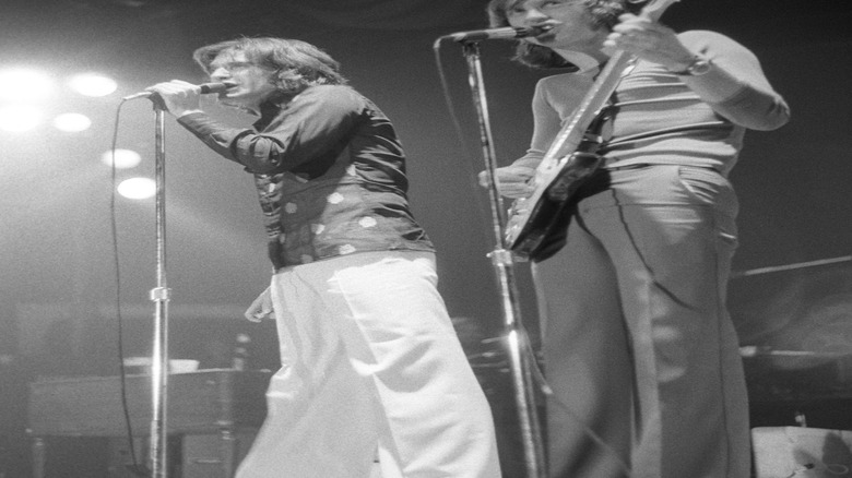 Ray and Dave Davies of The Kinks performing