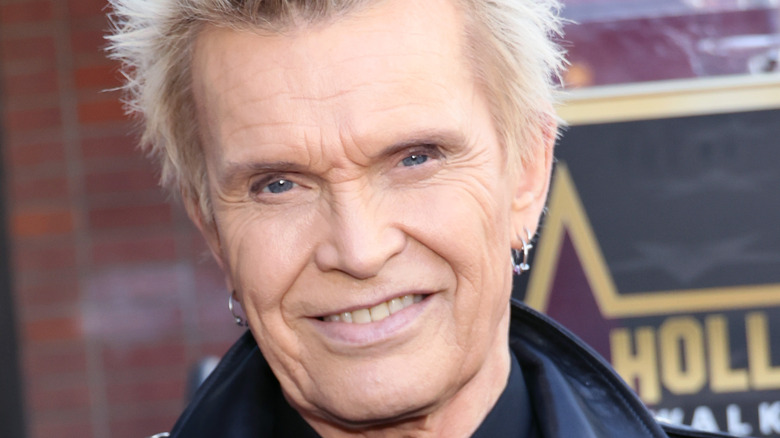 Billy Idol smiling