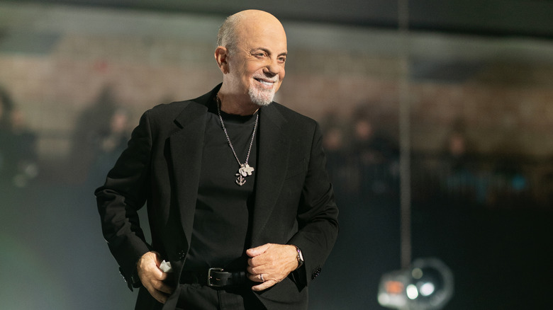 Billy Joel during the concert he fell at in on Feb 22, 2025