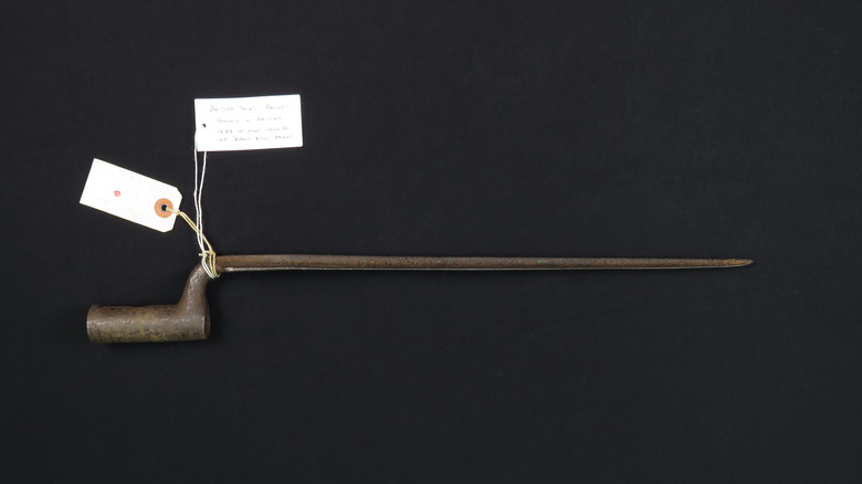 Model Brown Bess Socket Bayonet with tags