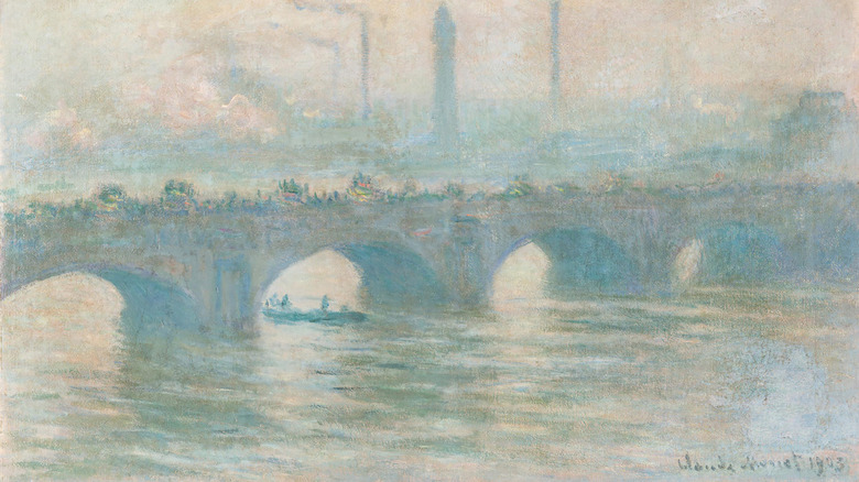 One of many versions of Waterloo Bridge by Claude Monet