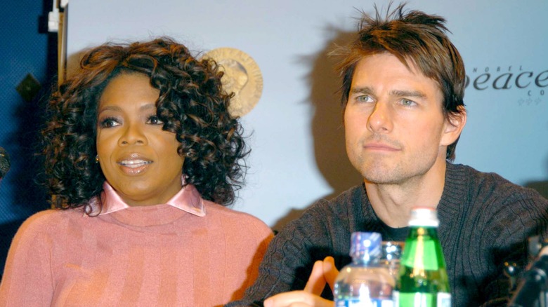 Tom Cruise and Oprah Winfrey