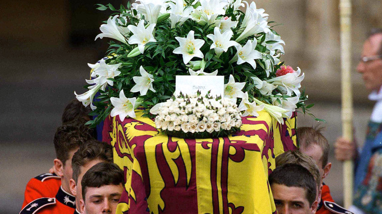 Casket of Princess Diana