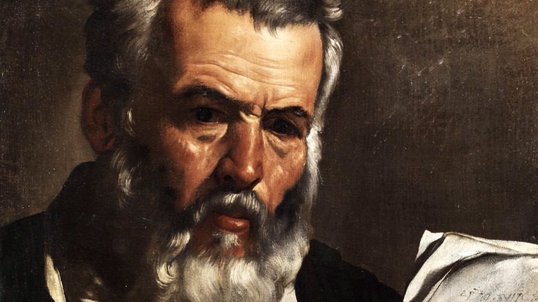 painting of the philosopher Anaximander