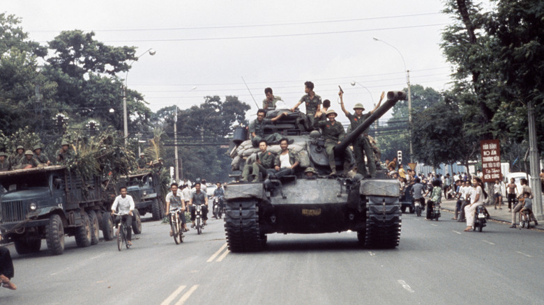 north vietnamese troops in saigon