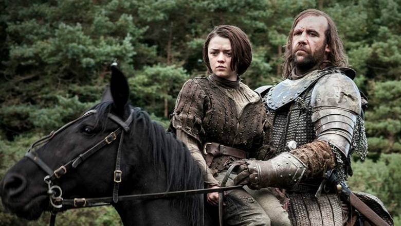 the mountain arya stark got