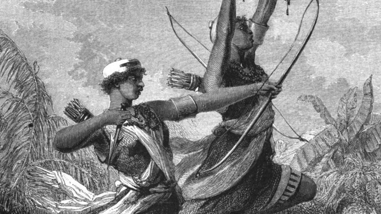 The French attack on Kana, Dahomey