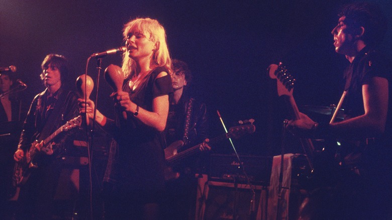 Blondie performing in 1977