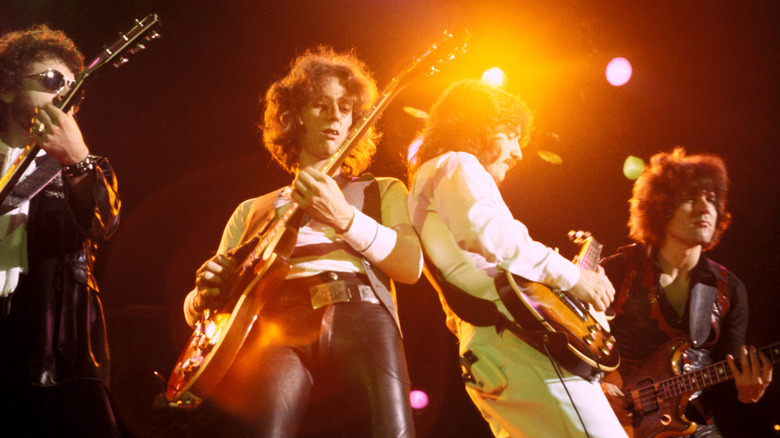 Blue Öyster Cult playing in concert