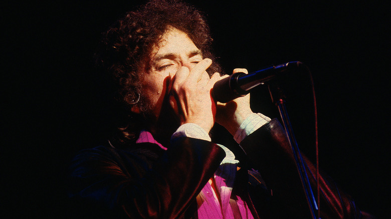 Bob Dylan on stage