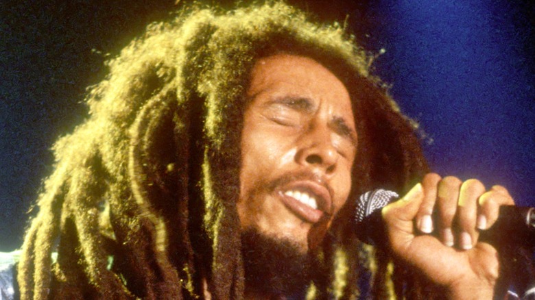 The late Bob Marley