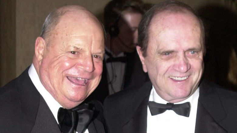 Bob Newhart Don Rickles tuxedos smiling 
