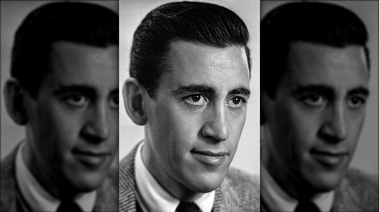 Portrait of J.D. Salinger smiling