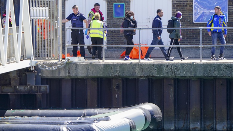 Boat migrants @ Dover