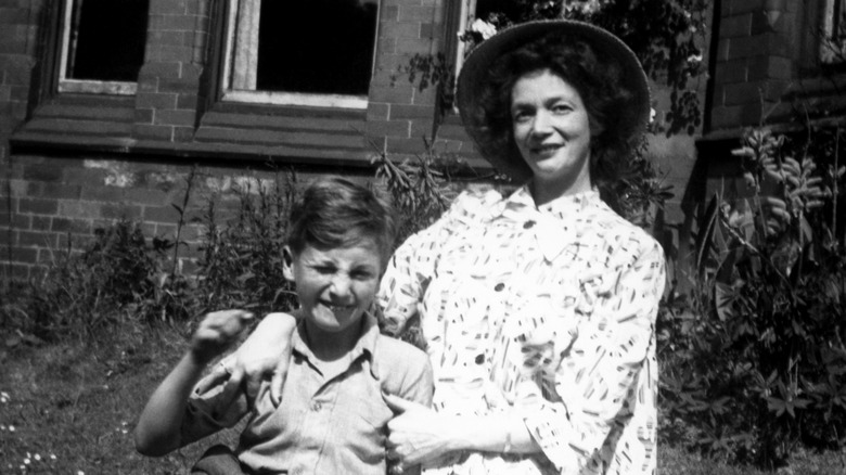 John Lennon with his mother, Julia