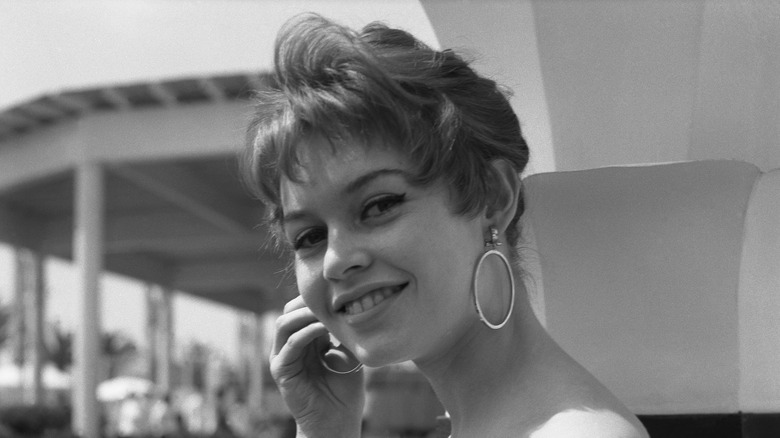 Brigitte Bardot smiling