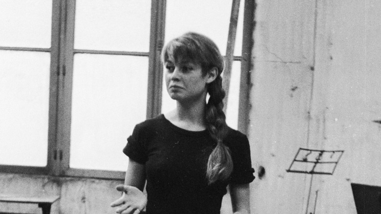 Brigitte Bardot making face