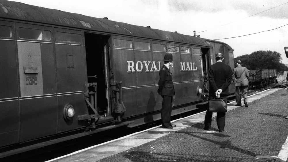 Police investigating the Great Train Robbery