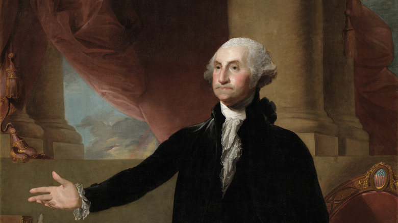 Portrait of George Washington standing