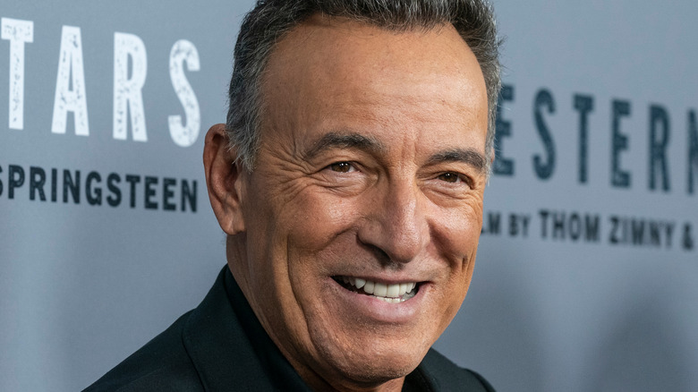 Bruce Springsteen smiling