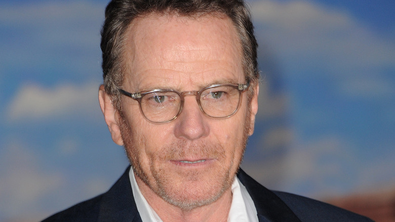 Bryan Cranston glasses staring ahead