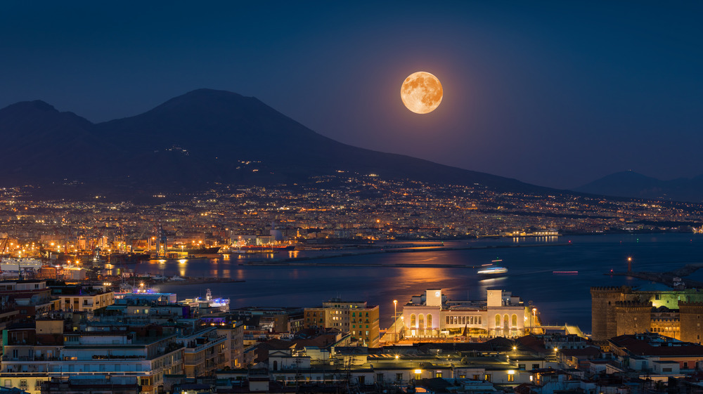 Naples at night
