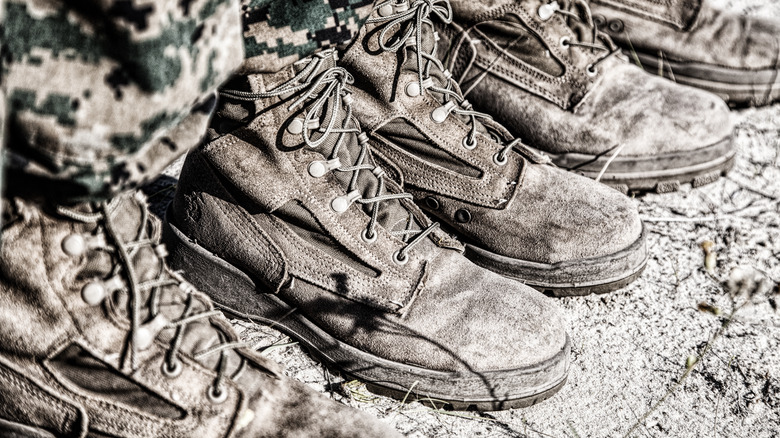 Marine Corps combat boots