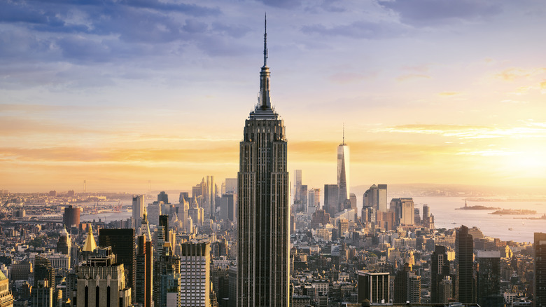 New York City skyline with Empire State Building