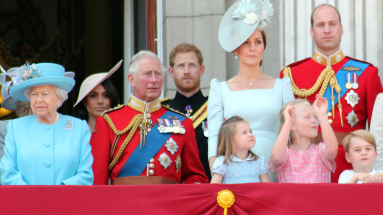 The British royal family in 2021