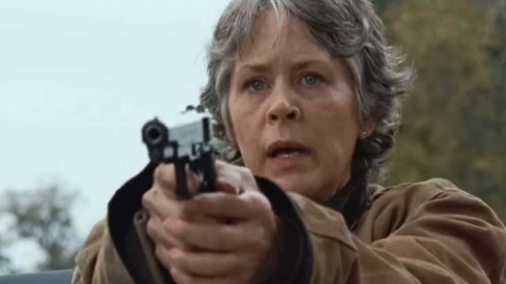 Carol Walking Dead gun