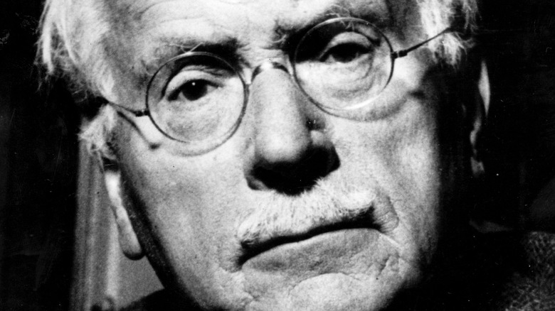 Carl Jung close up wearing glasses