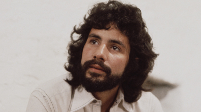 Cat Stevens looking away in surprise