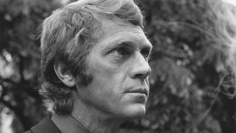 Steve McQueen looking serious