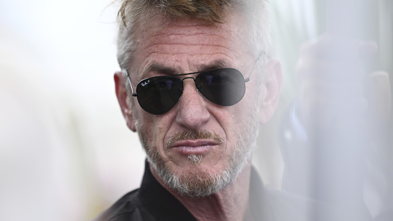 Sean Penn wearing sunglasses beard