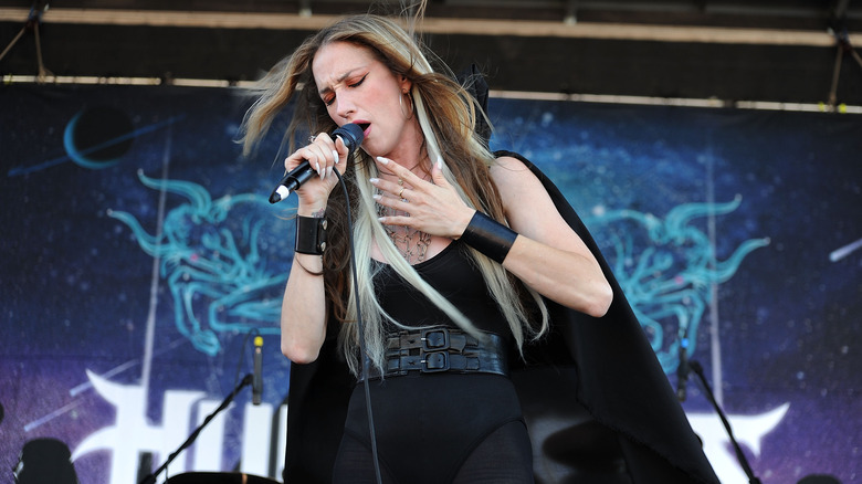 Jill Janus performing on stage