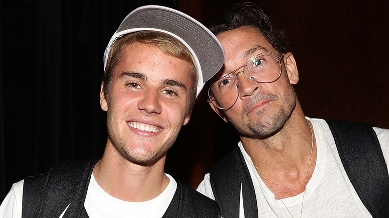 Justin Bieber and Carl Lentz