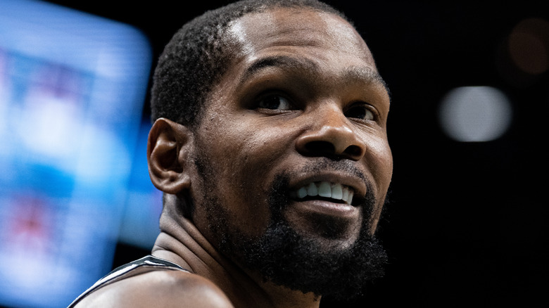 Kevin Durant smiling