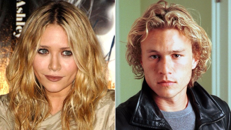 mary kate olsen event and heath ledger leather jacket split