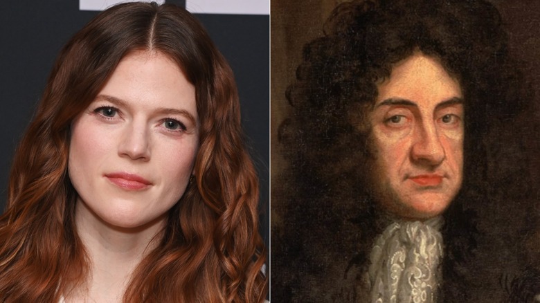 Rose Leslie and her forebear King Charles II