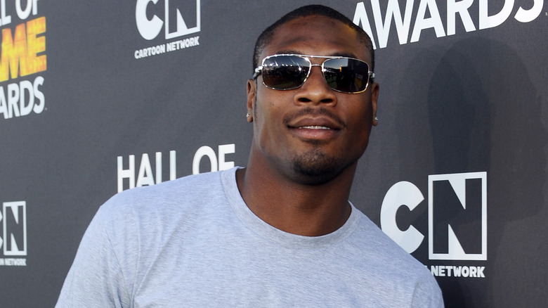 Jacoby Jones smiling at awards show