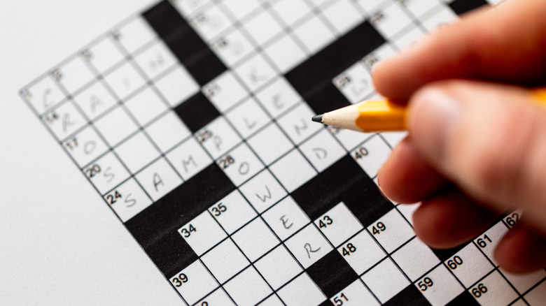a crossword puzzle