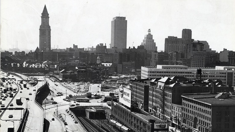 Downtown Boston in the 1960s