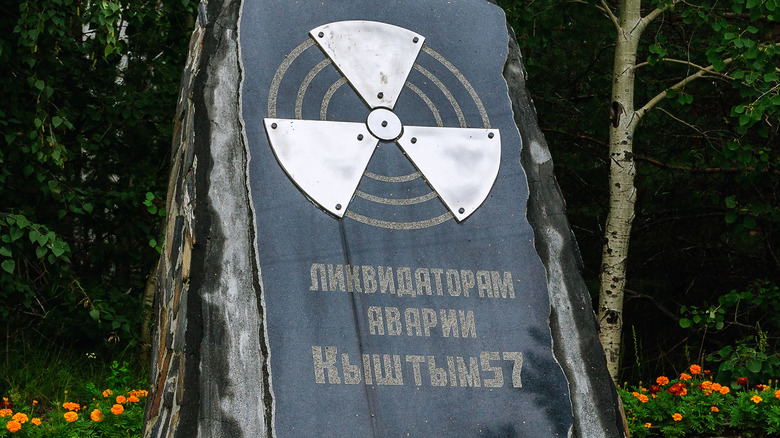 memorial to nuclear contamination