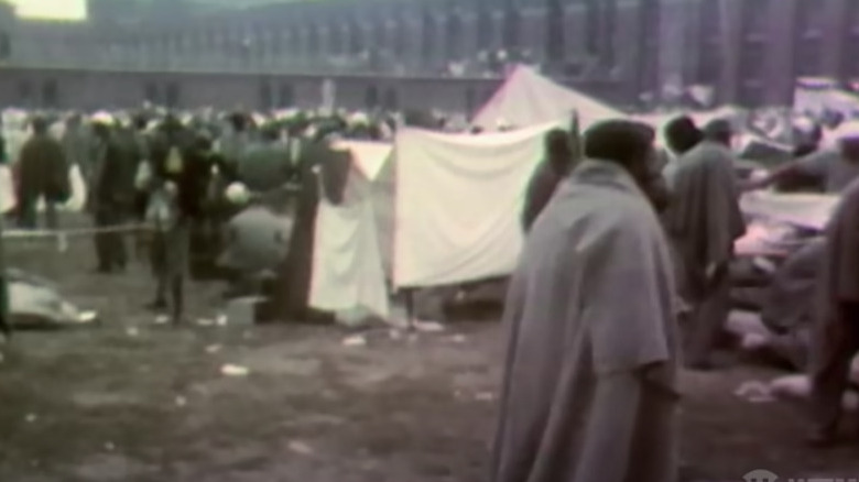 Rioters at Attica's D Yard