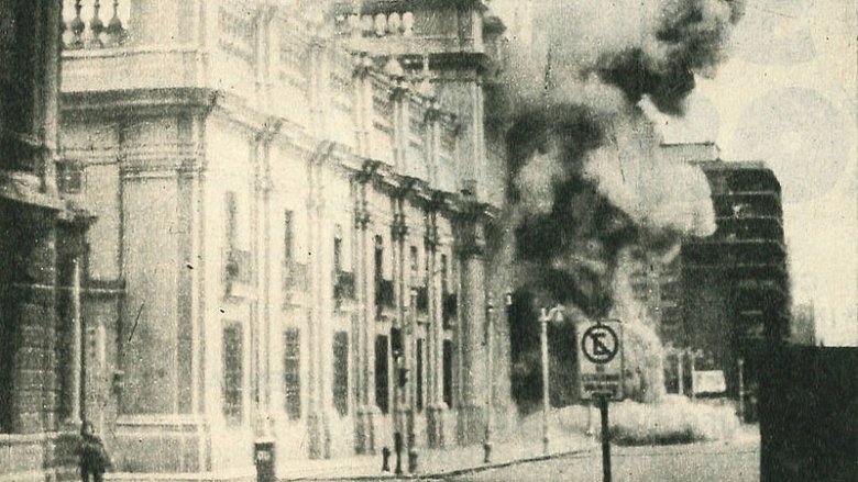 chile palace bombing