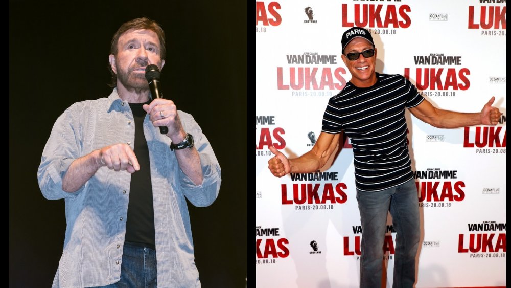 Chuck Norris and Jean Claude Van Damme