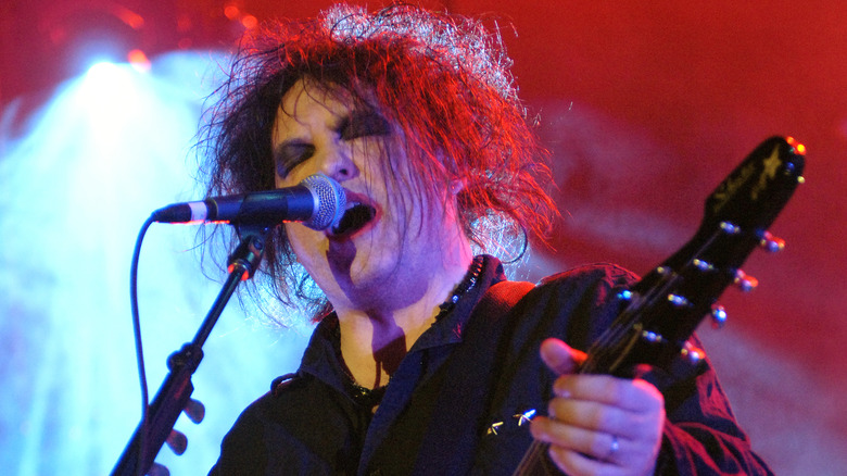 Robert Smith performing